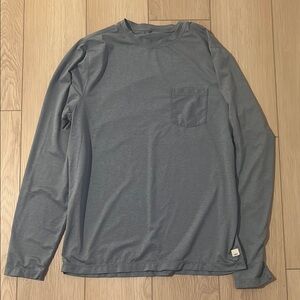 Men's Gray Long Sleeve Shirt